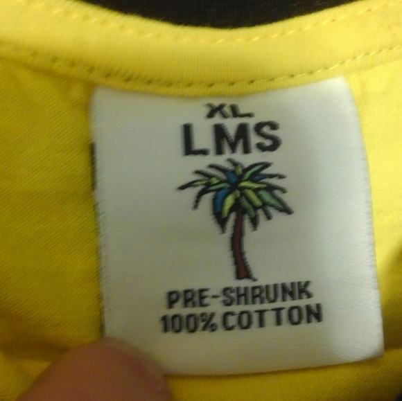 ๐๏ธ Jamaica Shirt ๐ด ๐ Embroidered XL Bob Marley Island Paradise Yellow Tee - Picture 7 of 10